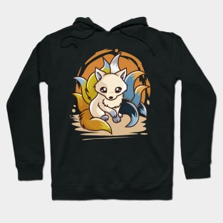 Aroace Cute Kitsune Hoodie